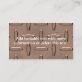 visitekaartje Diamond Bord Copper (Achterkant)