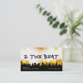 Visitekaartje Disk Jockey (Staand voorkant)