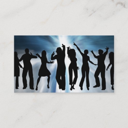 Visitekaartje Disk Jockey (Voorkant)