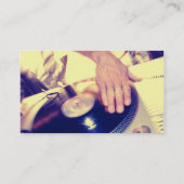 Visitekaartje Disk Jockey (Achterkant)