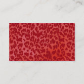 visitekaartje "Diva with Tiara Hard Pet" (Achterkant)