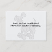 Visitekaartje Dog Groomers (Achterkant)