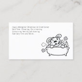 Visitekaartje Dog Grooming Services (Achterkant)