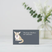 Visitekaartje Dog Pet Services (Staand voorkant)