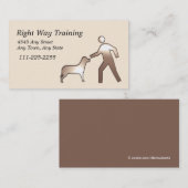 Visitekaartje Dog Training (Voorkant / Achterkant)