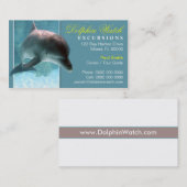 Visitekaartje dolfijn (Voorkant / Achterkant)