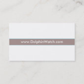 Visitekaartje dolfijn (Achterkant)