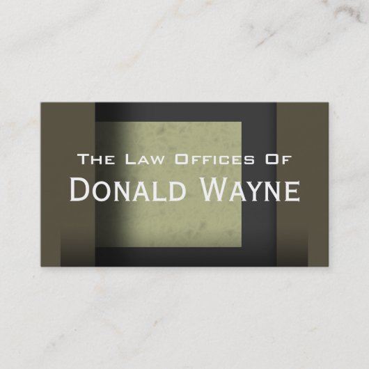 visitekaartje "Donald Wayne" (Voorkant)