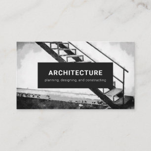 Visitekaartje: Donkere architect Visitekaartje