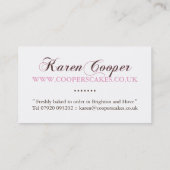 VISITEKAARTJE DOUANE BAKERY (Achterkant)