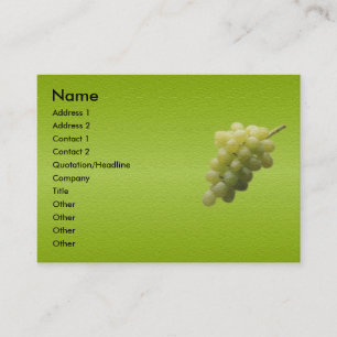 Visitekaartje druiven