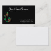 Visitekaartje druiven (Voorkant / Achterkant)