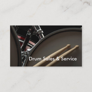 Visitekaartje: Drum Sales & Service Visitekaartje