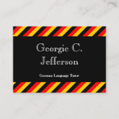 Visitekaartje Duitse taaltaal (Voorkant)