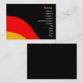 Visitekaartje Duitse vlag (Voorkant / Achterkant)