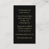 Visitekaartje Echte-rakeigenschappen (Achterkant)