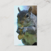 Visitekaartje eekhoorn (Achterkant)