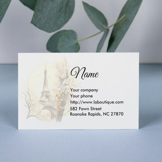 Visitekaartje Eiffeltoren