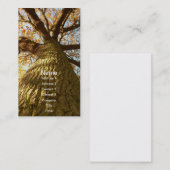 Visitekaartje eikenboom (Voorkant / Achterkant)