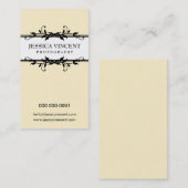 VISITEKAARTJE elegant lux gebladerte (Voorkant / Achterkant)