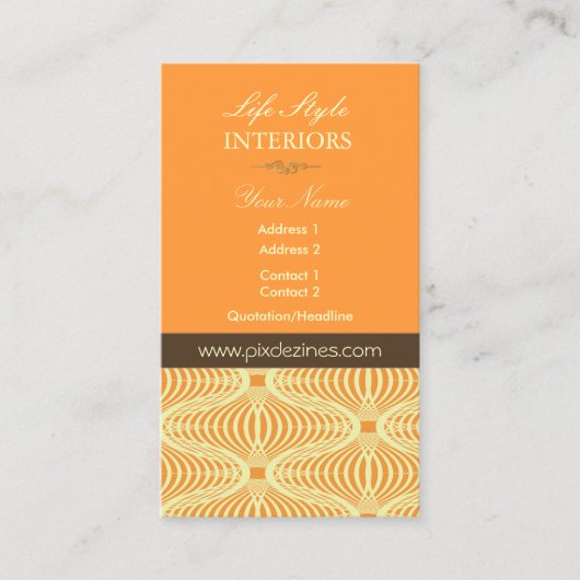 Visitekaartje en retro (Voorkant)