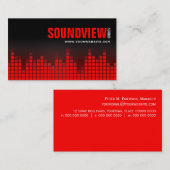 Visitekaartje Equalizer Sound Bars (Voorkant / Achterkant)