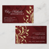 Visitekaartje estheticus (Voorkant / Achterkant)