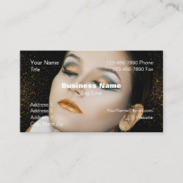 Visitekaartje Face make-up achtergrond HAMbyWG