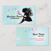 visitekaartje - fee, vlinder, fantastisch (Voorkant / Achterkant)