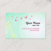 visitekaartje - fee, vlinder, fantastisch (Achterkant)