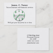 Visitekaartje financiële diensten (Voorkant / Achterkant)