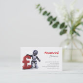 Visitekaartje financiële diensten (Staand voorkant)