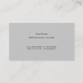 Visitekaartje Fine Artist Paint Brushes (Achterkant)