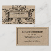  Visitekaartje Fine Line Kraft (Voorkant / Achterkant)