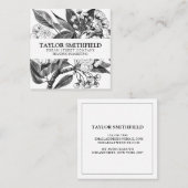  Visitekaartje Floral Fine Line (Voorkant / Achterkant)