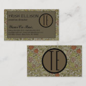 Visitekaartje  Floral Soft Custom Sjabloon (Voorkant / Achterkant)