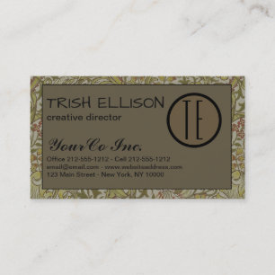 Visitekaartje  Floral Soft Custom Sjabloon