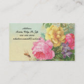 visitekaartje- Floral Visitekaartje (Achterkant)