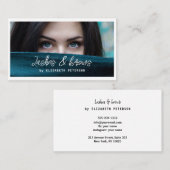 Visitekaartje foto achtergrond voor schoonheidssal (Voorkant / Achterkant)