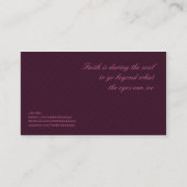 visitekaartje FOTO-sjabloon - Schone professionele (Achterkant)