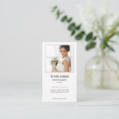 Visitekaartje fotograaf (Staand voorkant)
