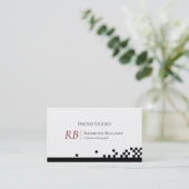 Visitekaartje fotograaf (Staand voorkant)