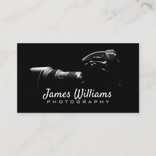 Visitekaartje fotograaf (Voorkant)