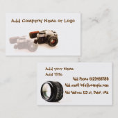 Visitekaartje fotografie (Voorkant / Achterkant)