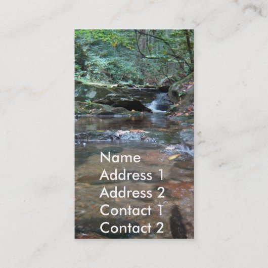 Visitekaartje fotografie (Voorkant)