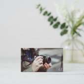 Visitekaartje fotografie (Staand voorkant)