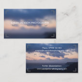 Visitekaartje Fotografie bekijken (Voorkant / Achterkant)