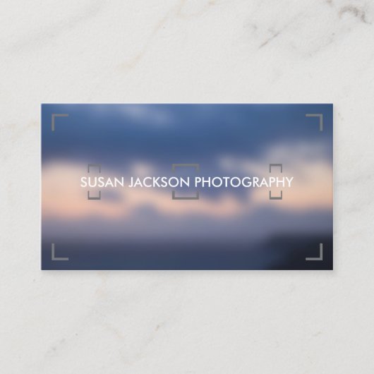 Visitekaartje Fotografie bekijken (Voorkant)