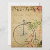 Visitekaartje Frans Briefkaart (Achterkant)