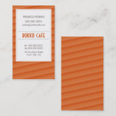 VISITEKAARTJE :: Funky menu 6 (Voorkant / Achterkant)